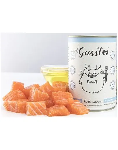 GUSSTO Cat Fresh Salmon SOMON PROASPĂT 400 g