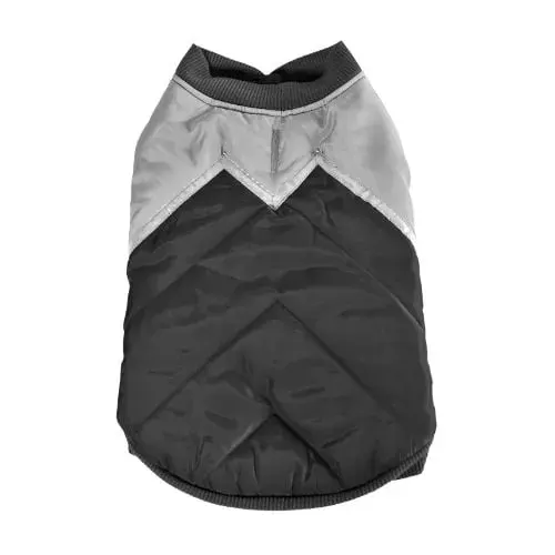 Hainuta caini 4Dog Deluxe Reflective Strips Black 30 cm