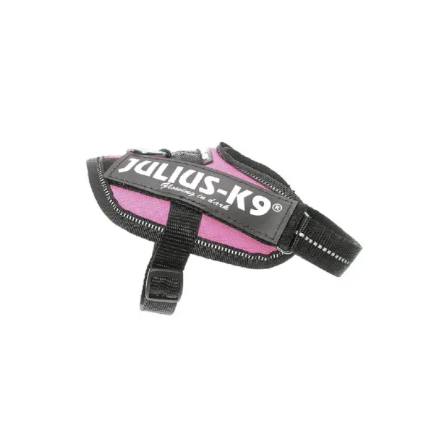 Ham ergonomic K9 Power Baby, roz, impermeabil, reflectorizant, 29-36 cm