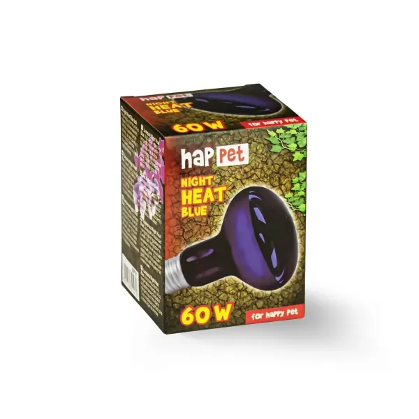 Happet, Bec Albastru pentru Terariu, Caldura Nocturna, 60W