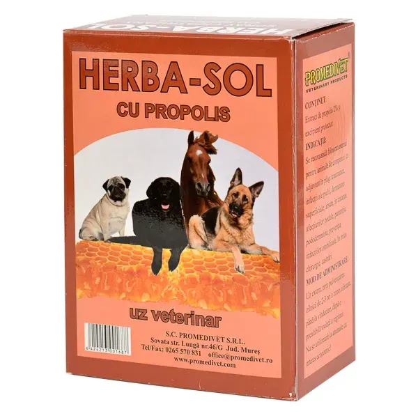 Herba-Sol Propolis, spray cicatrizant, 150 ml