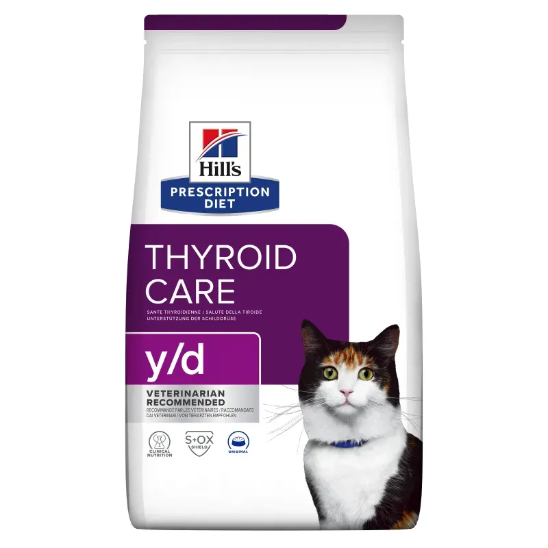 Hill's Prescription Diet Feline y/d Thyroid Care, 1.5 kg