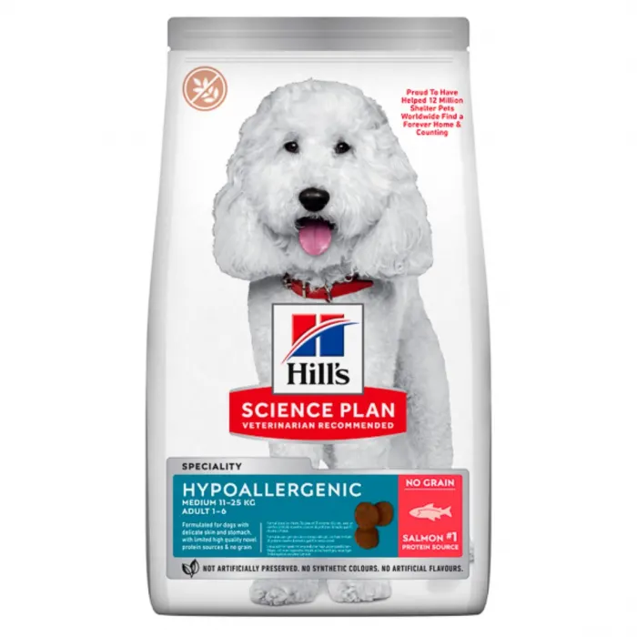 Hill s SP Canine Adult Medium Hypoallergenic No Grain 2,5 kg