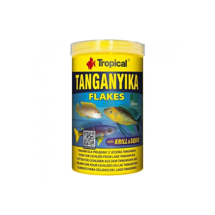 Hrana cichlide africane Tropical Tanganyika Flakes 1000ml/200gr