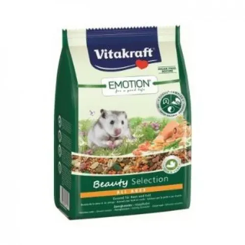 Hrana completa hamsteri, Vitakraft Emotion Beauty, 300 g