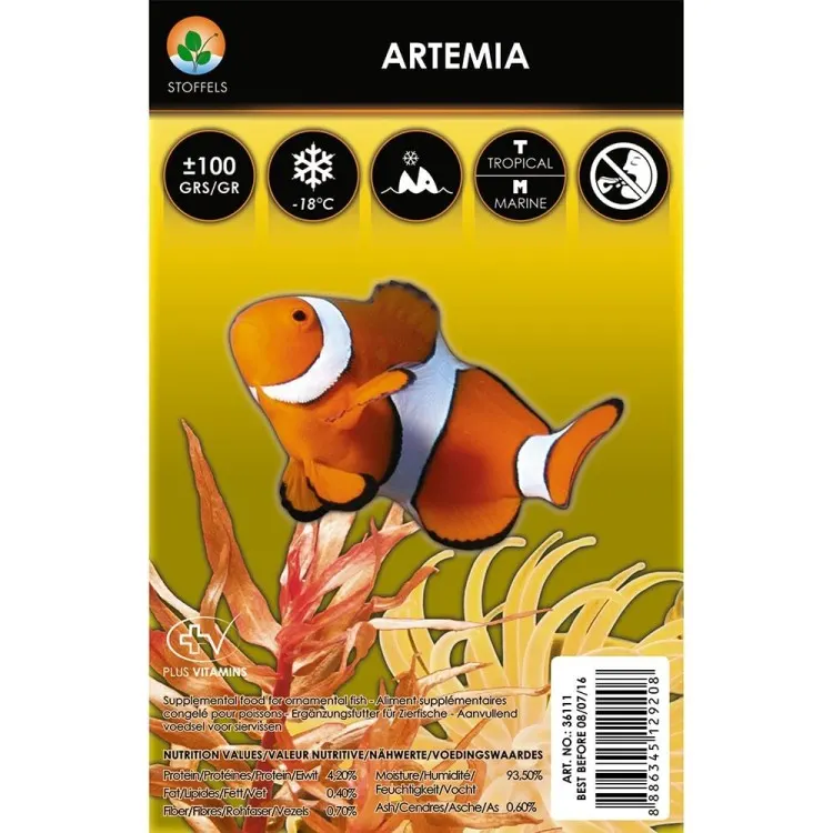 Hrana congelata Stoffels Artemia 100gr Choco