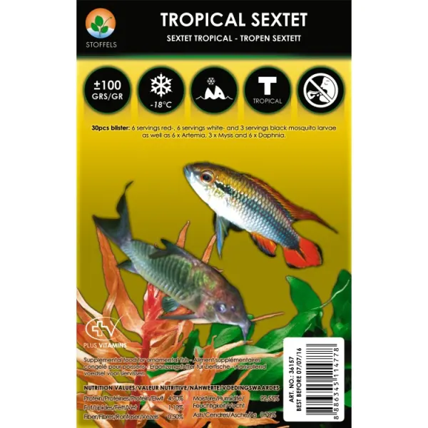 Hrana congelata Stoffels Tropical Sextet 100gr Blister