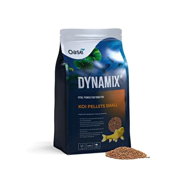Hrana crapi Koi Oase Dynamix Koi Pellet small 20 litri