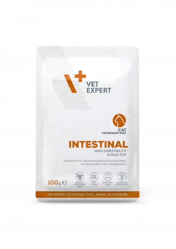 Hrana dietetica pentru pisici Intestinal VetExpert 100 gr