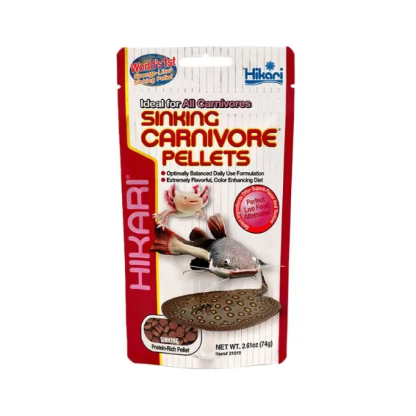 Hrana pesti Hikari Tropical Sinking Carnivore Pellets 74g