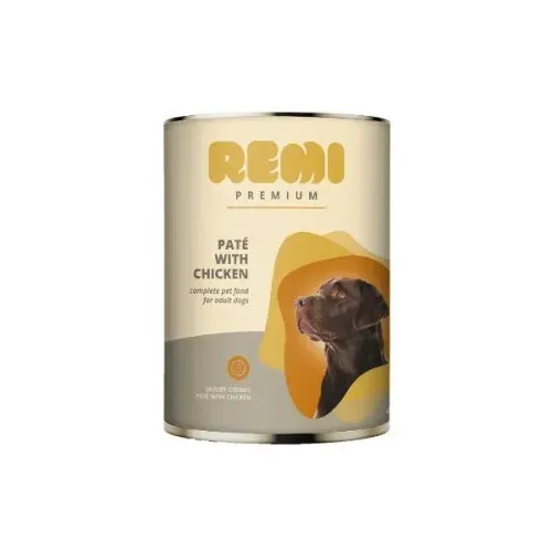Hrana Umeda Caini, Remi Premium Pate cu Pui, 400 g
