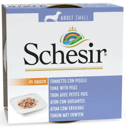 Hrana umeda pentru caini Schesir Adult Small Ton/Small 85g