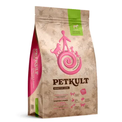 Hrana Uscata Caini, Petkult Sensitive Starter & Puppy, 12 kg