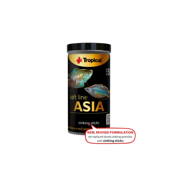 Hrana uscata pesti Tropical Asia Soft Line S 250 ml