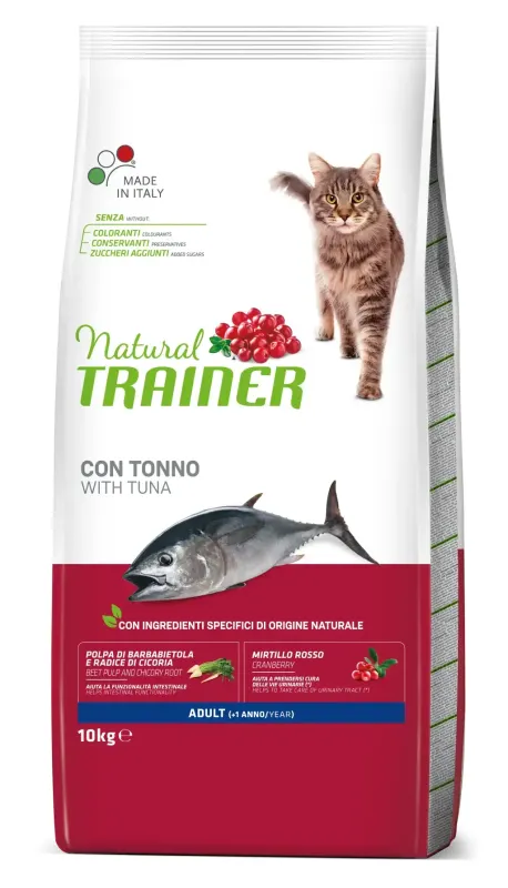 Hrana Uscata Pisici, Natural Trainer, Ton, 10 kg