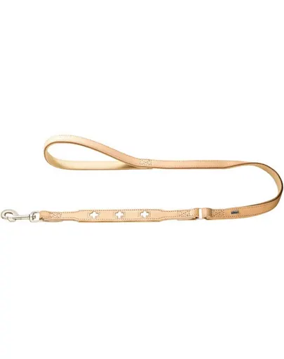 HUNTER Swiss Lesa din piele pentru caini 1,8cm/1m, bej