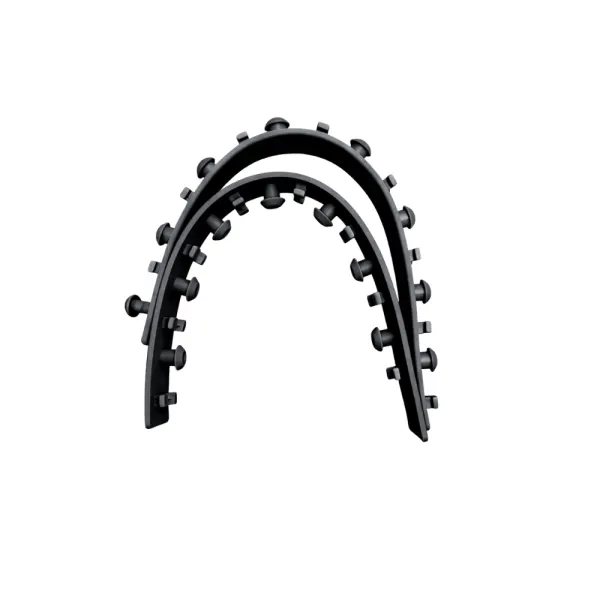 Husa cauciuc FLEXCOVER Sprenger - Negru - 2.25 mm