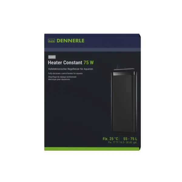 Incalzitor nano Dennerle Heater Constant 75W acvarii 55-75l