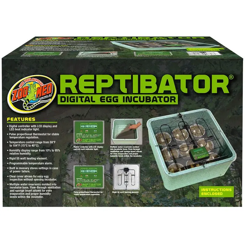 Incubator digital de oua Zoo Med Reptibator Egg Incubator