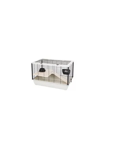 INTERZOO BUNNY 80 DE LUXE Cusca echipata iepuri 78 cm gri deschis
