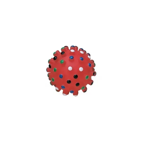 Jucarie Dog Toys Minge Puncte Mari, 8.5 cm