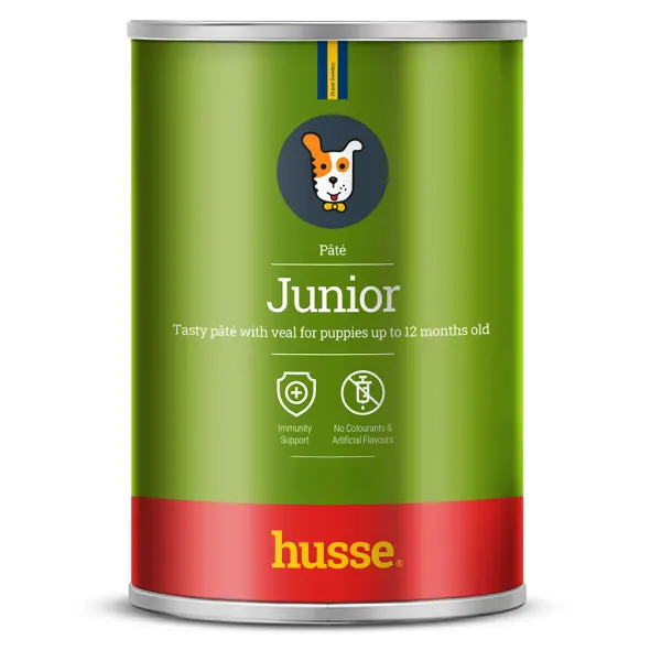 JUNIOR PÂTÉ | Pate gustos cu carne de vițel și ginseng, pentru cățeluși