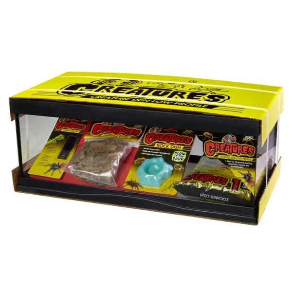 Kit terariu Zoo Med Creature Den Low Profile (50x24.5x21cm)
