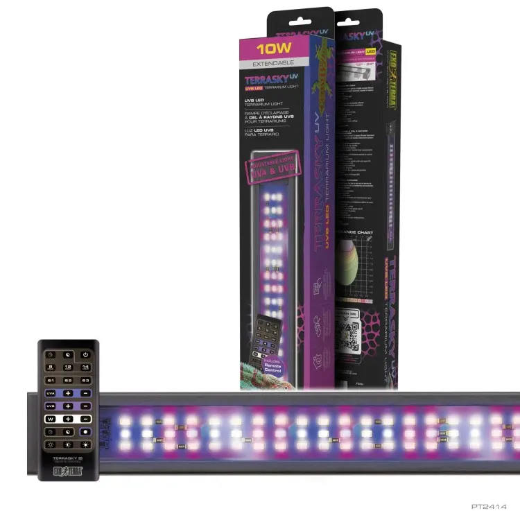 Lampa terariu LED UVB ExoTerra Terrasky UV 10W