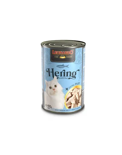 LEONARDO Hering cu file suplimentar 400 g