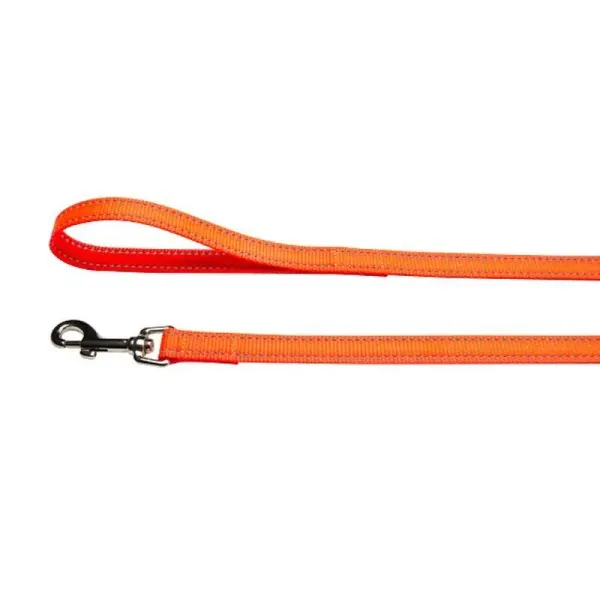 Lesa Caini Nylon Orange Reflectorizant 25 mm x 130 cm