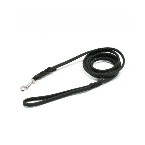 Lesa de prezentare din piele intoarsa - Negru - 200 cm