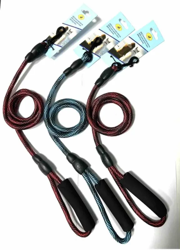 Lesă Engros de Câini tip Coardă cu Mâner Ergonomic, model 2380