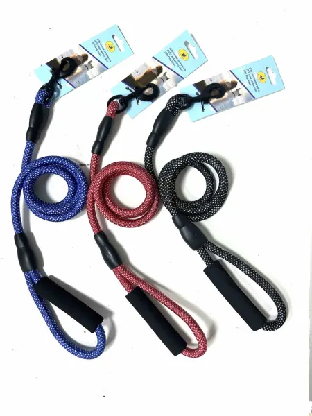 ​Lesă Engros pentru Câini Tip Coardă cu Mâner Ergonomic, model 2360