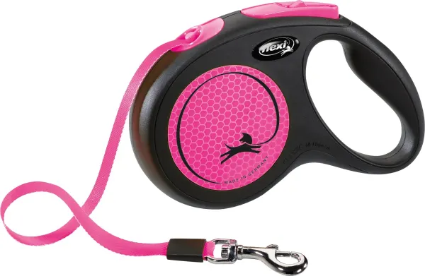 Lesa Flexi Banda M: 5m/25kg Roz  Neon 209326