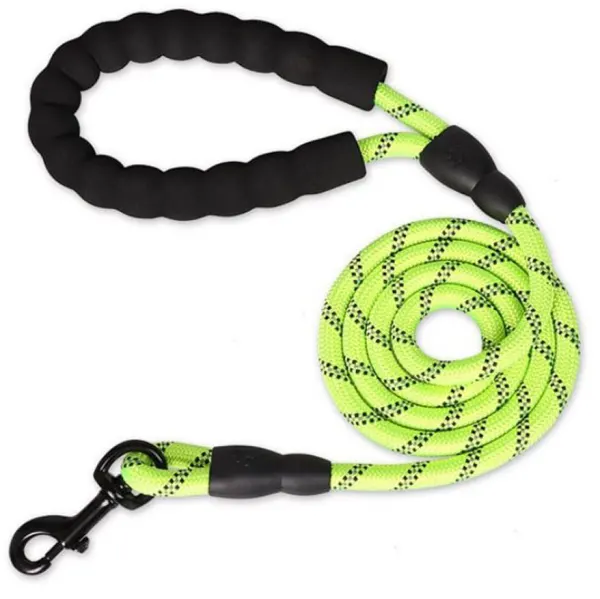 Lesa Guardian, Maner din Spuma moale, Lungime 1.42M, Textil rezistent, Verde Neon Engros