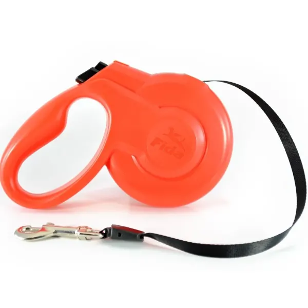 LESA PENTRU CAINI FIDA STYLEASH BANDA S RED, 15 KG/5M/2590