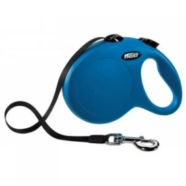 Lesa pentru caini Flexi New Classic  Banda XS 3M Albastru