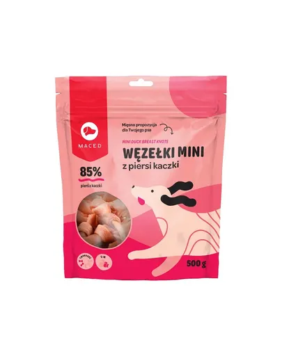 MACED Recompensa pentru caine, noduri de rata, 500g