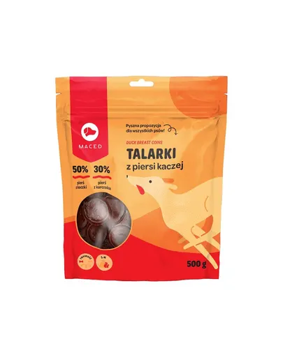 MACED Recompense pentru caini, felii de rata 500 g