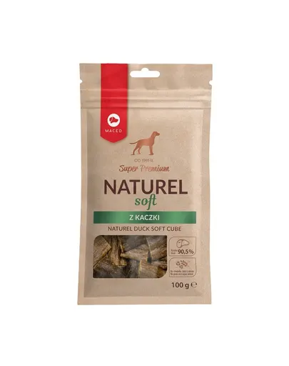 MACED Super Premium Naturel soft recompense moi pentru caini, cu rata 100 g