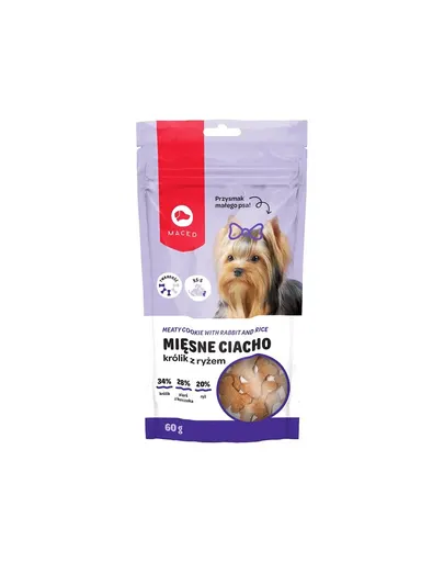 MACED York Recompense pentru caini, cu iepure si orez 60 g