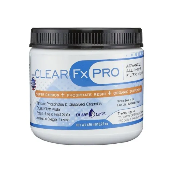 Material filtrant complet Blue Life Clear FX Pro 450ml