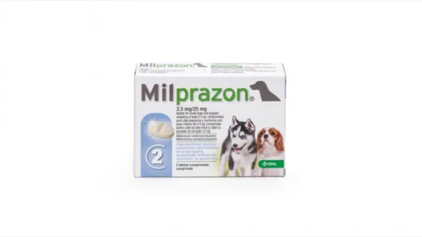 Milprazon Dog 2.5   25 mg (  5 kg), 1 tableta