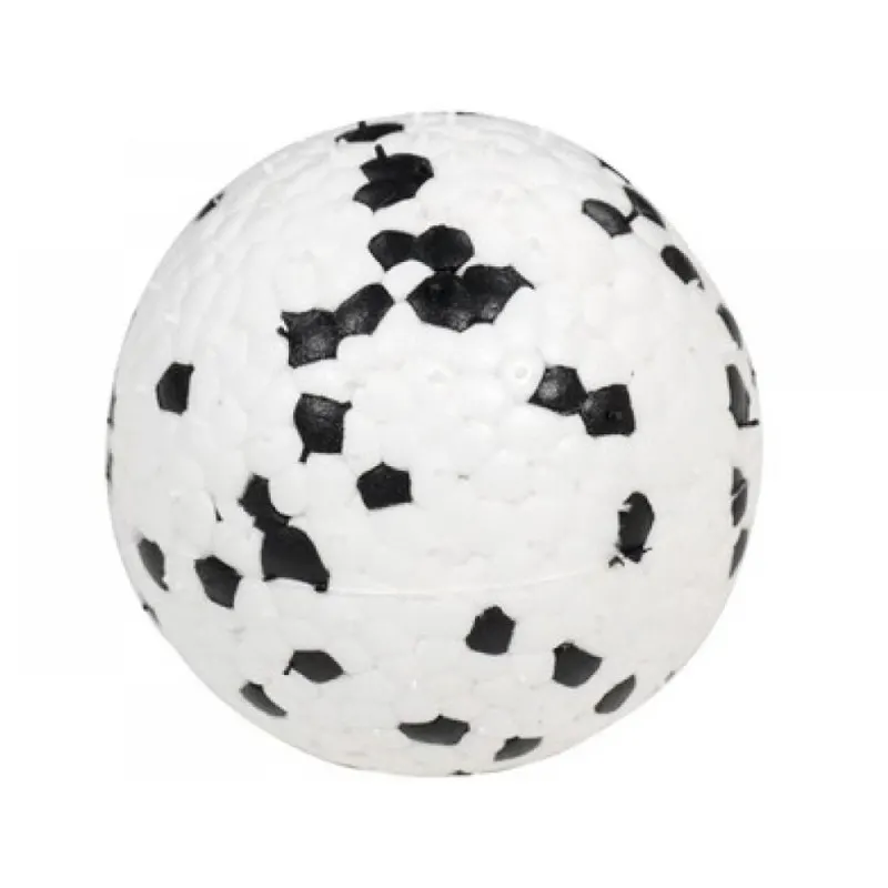 Minge din Cauciuc pentru Caini, Bloom M-Pets, Alb si Negru 7 cm