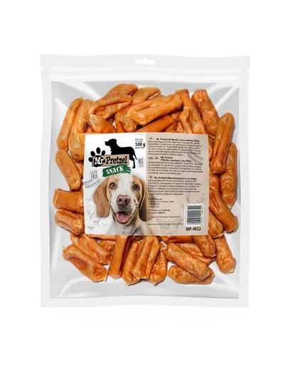 MR. PRETZEL Cârnați cu pui gustare pentru câini 500 g