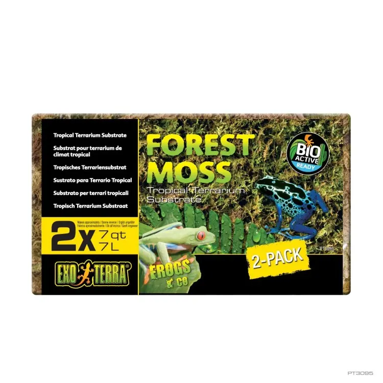 Muschi terariu ExoTerra Forest Moss 2x7L