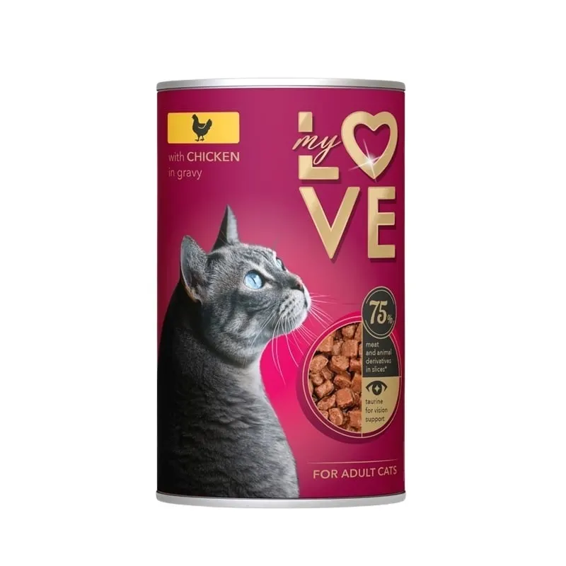 My Love Cat - Hrana umeda completa - Pui - 415g