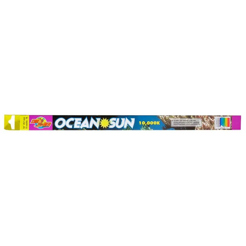Neon T8 Zoo Med Ocean Sun 10.000K Deep Water 14 W