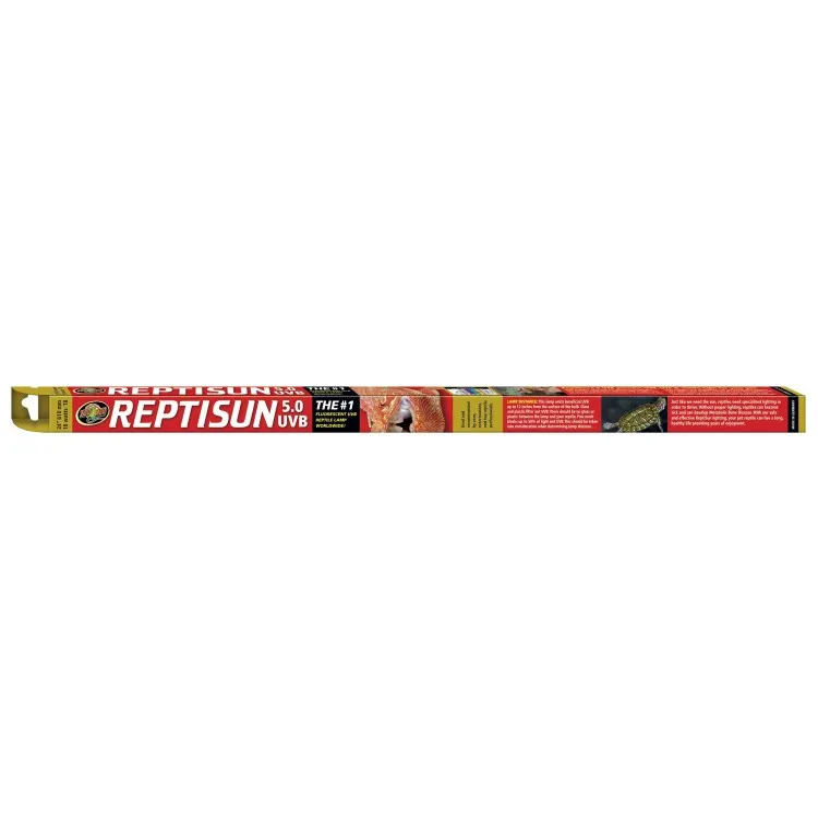 Neon UV Zoo Med T8 ReptiSun 5.0 UVB Fluorescent Bulb (32W)