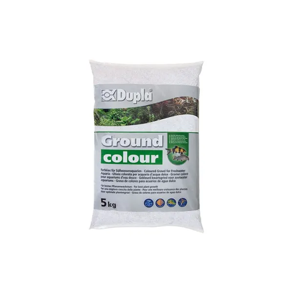 Nisip Dupla Ground colour Snow White 0,5-1,4mm 5kg
